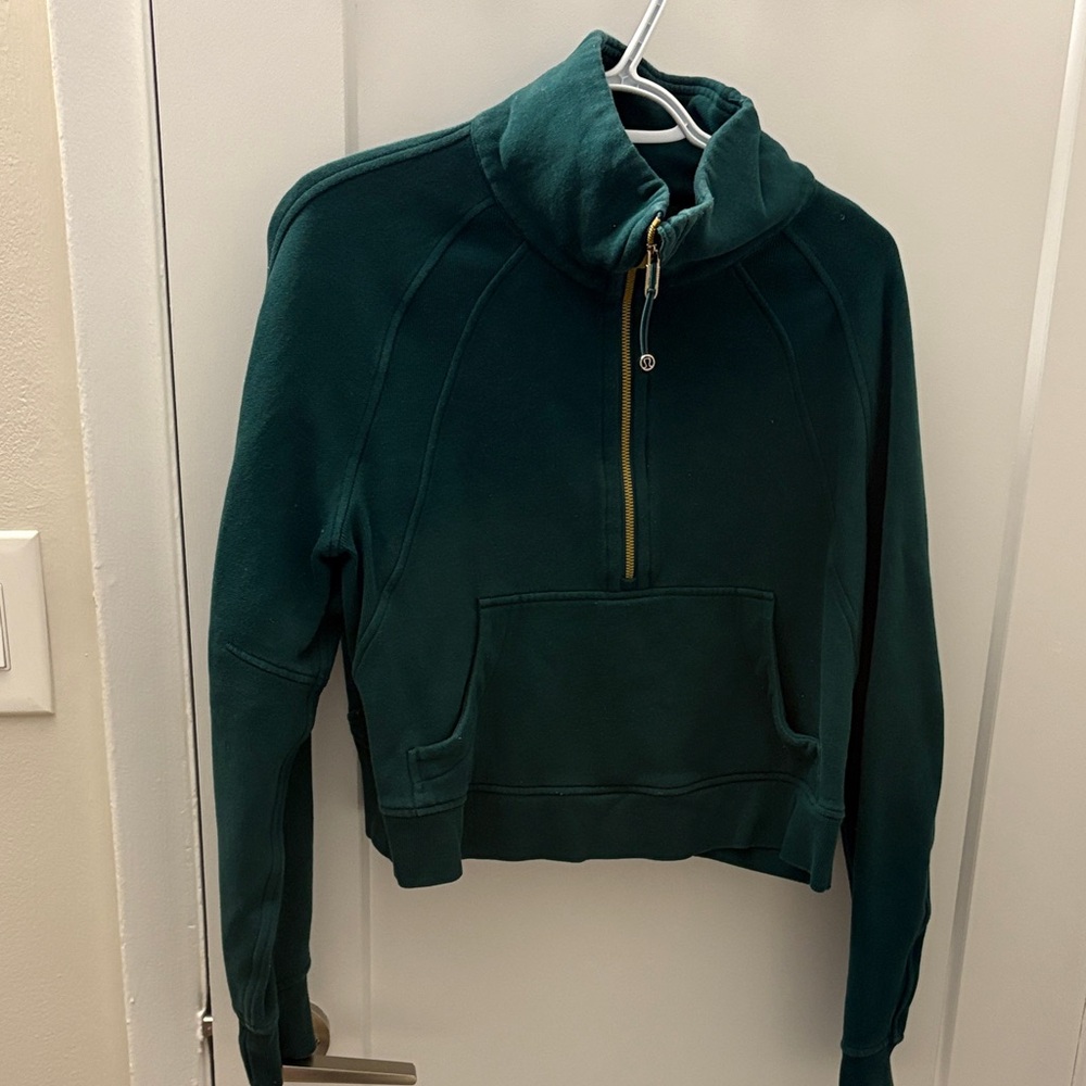 lululemon athletica Teal Half-Zip Hoodie